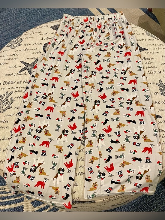 Hello Mello Other - Hello Mello Holiday Lounge Pants – Christmas Dog Print – Size Medium/Large